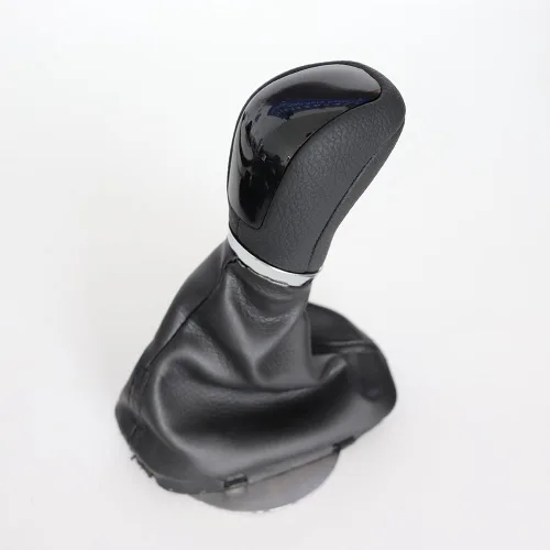 Vista 6 de para Mercedes-Benz W203 W204 Palanca de cambio automática negra con bota de transmisión automática