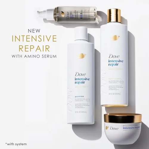 Vista 12 de Champú Dove Nutritive Solutions, Intensive Repair 12 oz (Paquete de 4)