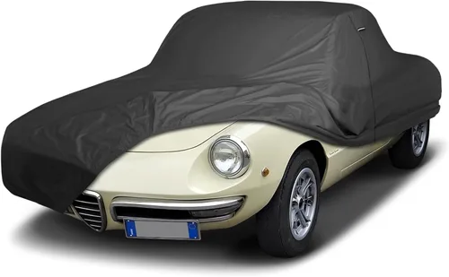 Vista 63 de iCarCover Funda de automóvil personalizada de alta calidad para Alfa Romeo 147 2002-2007, resistente, impermeable, para todo tipo de clima, lluvia