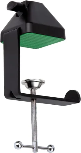 Vista 8 de SUNMON - Abrazadera de montaje en mesa de metal resistente, abrazadera C para micrófono, brazo de tijera de suspensión con tornillo ajustable, se