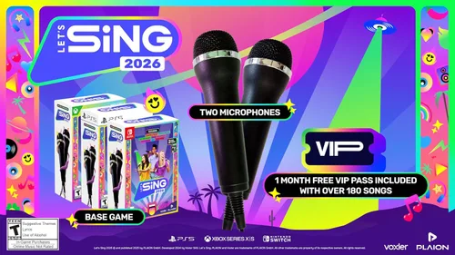 Vista 2 de Let’s Sing 2026 + 2 Mics - PlayStation 5