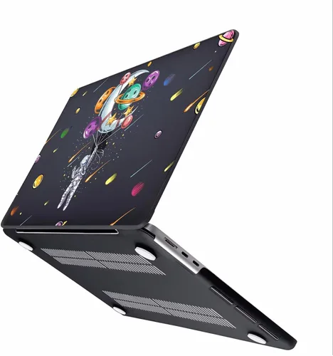 Vista 5 de Funda para MacBook Air de 15 pulgadas A3241 A3114 A2941 (versión 2023 2024 2025) – Carcasa rígida protectora a presión para MacBook Air de 15.3