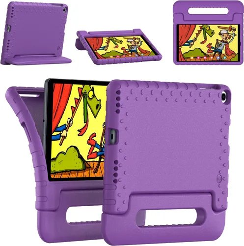 Vista 8 de Funda para niños para Samsung Galaxy Tab A 10.1 (2019) Modelo SM-T510/T515, a prueba de golpes, funda protectora de EVA con mango convertible