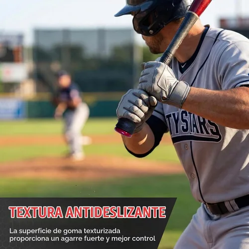 Vista 7 de Anillo de estrangulamiento de Grip-N-Rip para bate de béisbol/sóftbol con empuñadura de botón y apilable para un ajuste personalizado y comodidad