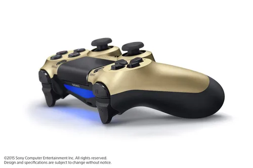 Vista 3 de DualShock 4 Wireless Controller for PlayStation 4 - Gold Import (Renewed)