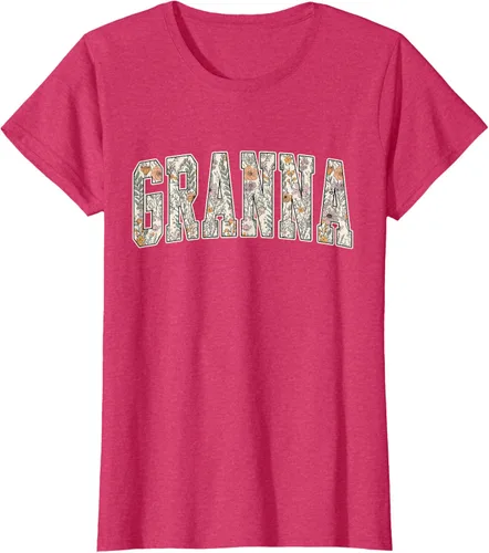 Vista 11 de Granna - Camiseta retro para el día de la madre Negro
