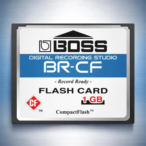 Vista 2 de Tarjeta de memoria BR-CF Boss Roland CompactFlash CF de 1 GB para BR-600, BR-864, BR-900CD, MC-808 (1GB)