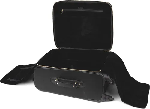 Vista 7 de Packs Travel - Juego de viaje platino Neceser grande de viaje y maquillaje para hombres y mujeres Cuero vegano de lujo, forro