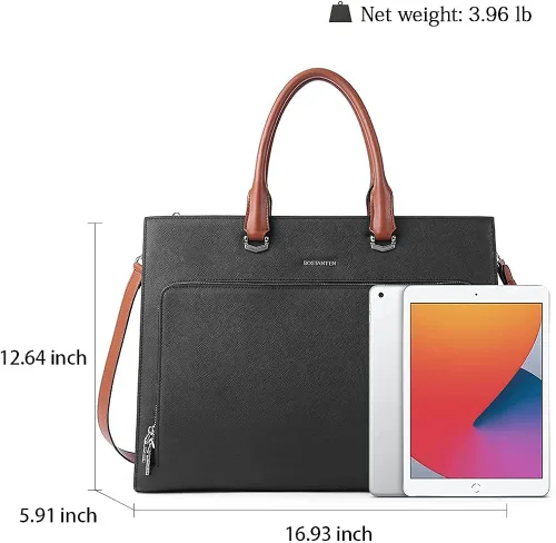 Vista 5 de BOSTANTEN Maletín para mujer de piel con cartera de cuero BOSTANTEN para mujer