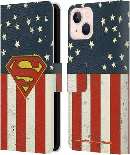 Vista 82 de Head Case Designs Funda de piel con licencia oficial de Superman DC Comics con logotipos negros y rojos compatible con Apple iPhone 11