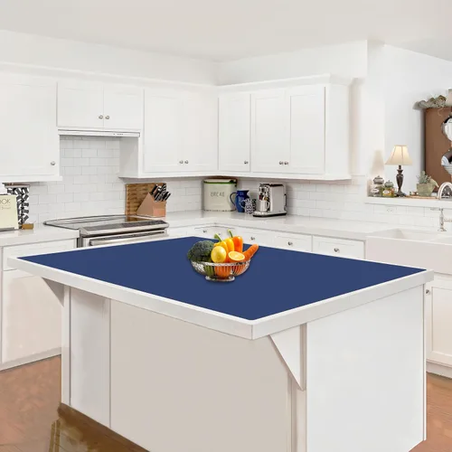 Vista 37 de Tapete de silicona súper grande, 120 x 24 pulgadas, tapete de silicona para encimera de cocina, tapete antideslizante resistente al calor, tapete