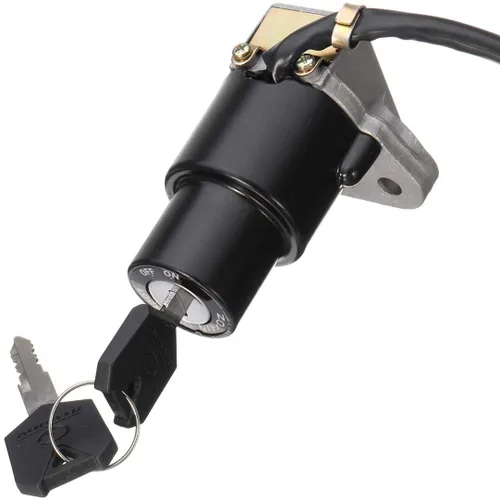 Vista 6 de Cerradura de encendido de 3 pines y 4 cables para Yamaha DT125 R TZR250 XT350 XT600 Parte