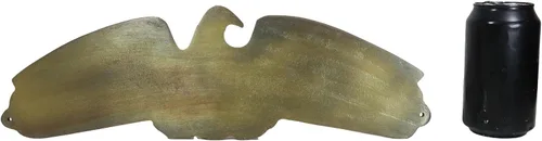 Vista 6 de Ebros Gift Náutico Patriótico Marino Calvo Águila Marinero Ancla Vino Y Espíritus Bronce Plateado Aluminio Decoración de Pared Placa Hombre Cueva
