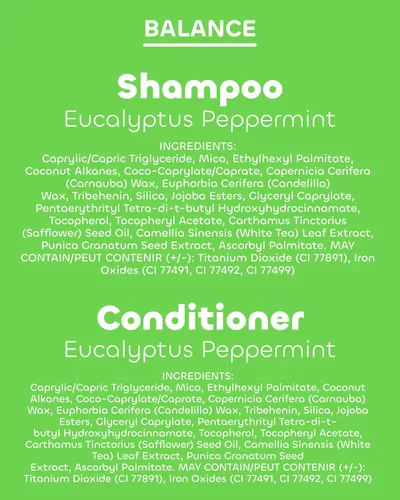 Vista 8 de Seaweed Bath Co. - Juego de champú y acondicionador de equilibrio - Menta de eucalipto - Cuidado nutritivo del cabello con vitamina E, aceite