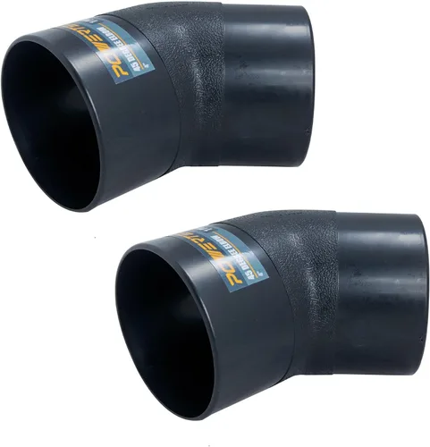 Vista 9 de POWERTEC 70336-P2 2-1/2" OD 90 grados Codo - Conector colector de polvo de plástico ABS (transparente), paquete de 2