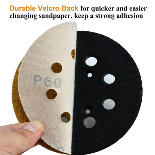 Vista 4 de Discos de lijado de 5 pulgadas con velcro