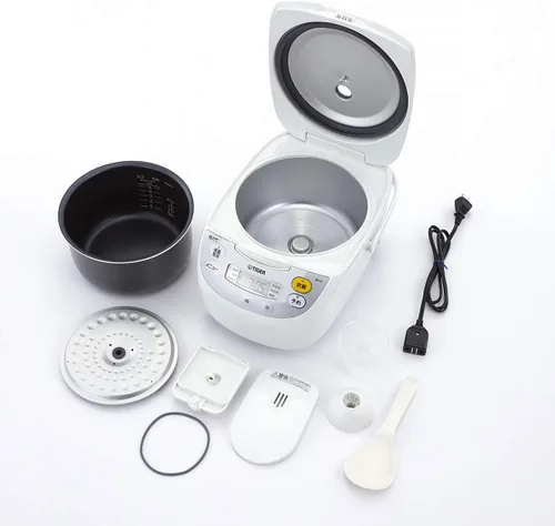 Vista 11 de Tiger arrocera microordenador (1 bushel cook) Blanco TIGER JBH-G181-W