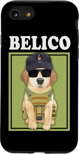 Vista 18 de Funda para iPhone 16 Perrito Belico Funny Mexican Corridos Belicos