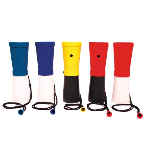 Vista 3 de Storus SuperHorn El claxon con respiración más fuerte del mundo, utilizado para seguridad, navegación, senderismo, celebraciones, eventos Azul/negro