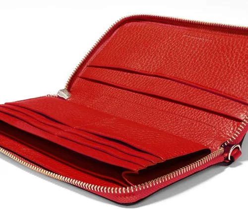 Vista 4 de Leatherology Windsor - Cartera con cremallera plana Tarjetero talla única