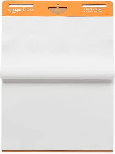 Vista 5 de Amazon Basics Almohadillas adhesivas de caballete para presentaciones, 25 x 30 pulgadas, color blanco, 2