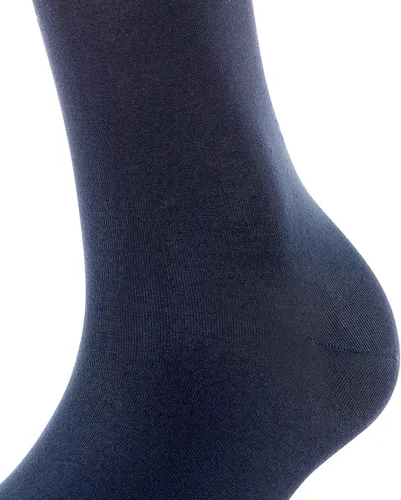 Vista 4 de FALKE Calcetines altos de algodón para mujer, algodón, cómodos y suaves, ligeros, 1 par