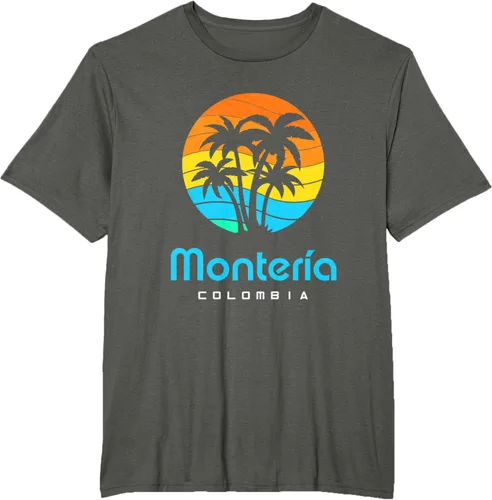 Vista 7 de Camiseta Montería Colombia, Negro