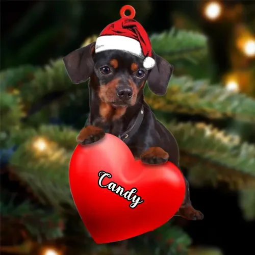 Vista 24 de Adornos de Navidad personalizados para perros, nombre personalizado, adorno de Malamute de Alaska, adornos acrílicos, regalos de Navidad, amantes