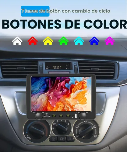 Vista 8 de Rimoody - Estéreo de automóvil de un solo din con Carplay inalámbrico y Android Auto, receptor de audio para automóvil con pantalla táctil de 9