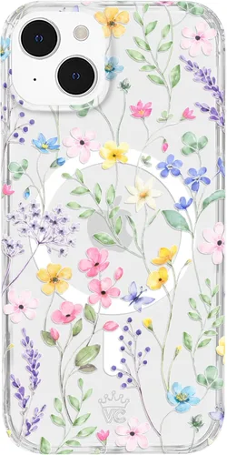 Vista 149 de VELVET CAVIAR Funda Butterfly para iPhone 14, compatible con MagSafe, probada en caídas de 10 pies, mariposas Aurora