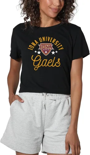Vista 253 de Colección oficial de camisetas con diseño de mascota desgastada para mujer, color negro Grizzlies del estado de Adams