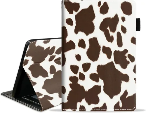 Vista 11 de Funda para tablet Amazon Kindle Fire HD 10 de 10.1" (9ª/7ª generación, versión 2019/2017) – Funda de piel sintética con función de encendido