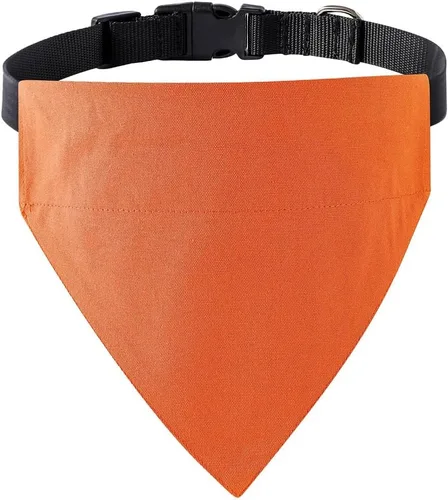 Vista 8 de Sublimación en blanco DIY perro bandana collar con hebilla ajustable, fuerte anillo en D para fácil correa de perro bandana, collar ajustable