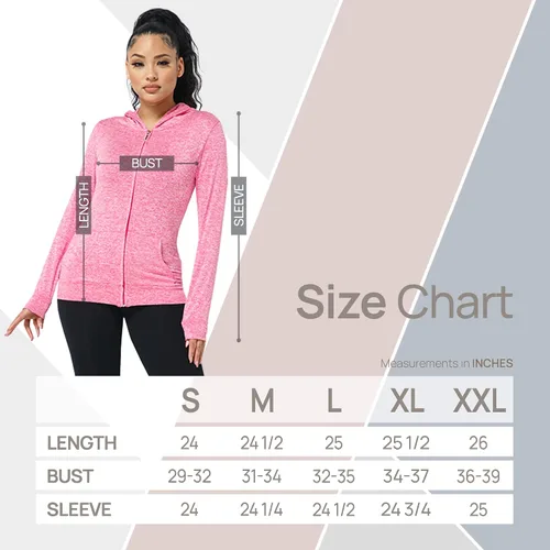 Vista 6 de Chaqueta con capucha para mujer, ajustada, ligera, con capucha, casual, con cremallera, manga larga, para entrenamiento