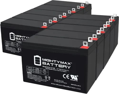 Vista 9 de Mighty Max Battery ML9-12NB - Batería recargable de 12 V, 9 Ah, terminal de tuerca y perno (NB), AGM SLA