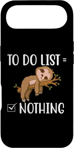 Vista 26 de To Do List - Sleeping Sloth Wildlife Animal Lover Zookeeper Case for iPhone 15
