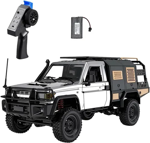 Vista 14 de 82S RC Rock Crawler Truck, caja de cambios de 2 velocidades, negro