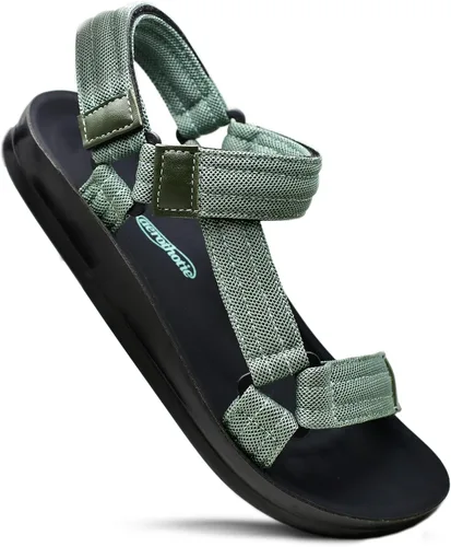 Vista 12 de AEROTHOTIC Sandalias para caminar para mujer, con soporte de arco, ligeras, deportivas, ajustables, con correa trasera, para invierno, senderismo
