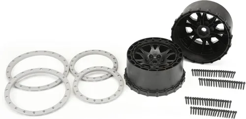Vista 4 de Pro-Line Racing Impulse Pro-Loc - Rueda negra con anillo gris XMX2 PRO276303 RC Neumático