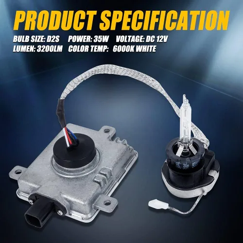Vista 2 de RANSOTO W3T19371 - Balasto de xenón HID para faros delanteros compatible con Acura TL TSX ZDX MDX RDX ILX Honda Accord Odyssey Mazda 3 5 CX-5
