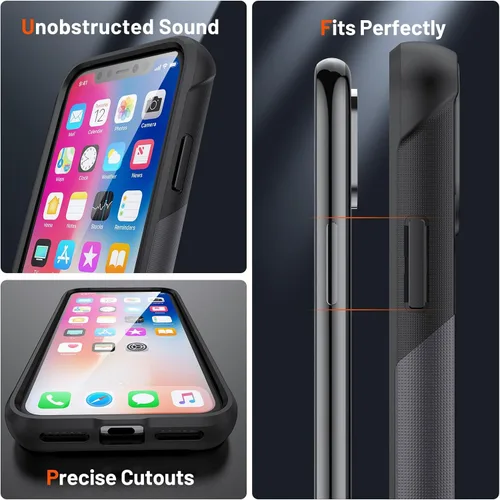 Vista 138 de Jeylly Funda para iPhone SE/Funda para iPhone 5S, Exterior de Plástico Duro que Absorbe Golpes + Interior de Silicona de Goma Defensor contra