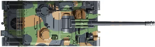 Vista 5 de Meng Models Obús autopropulsado francés AUF1 de 4.528 in, escala 1/35