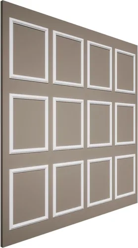 Vista 5 de WPKUFW021P096 94 1/2 pulgadas de largo (ajustable 96 pulgadas de alto a 120 pulgadas de alto) Ashford Square Single Panel Design Kit de paneles