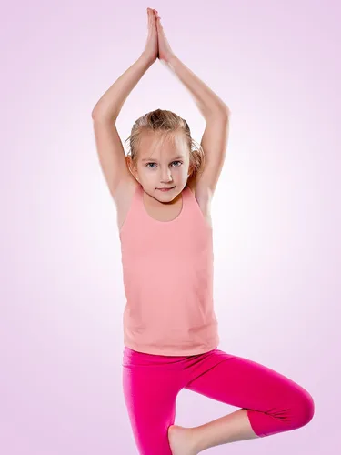 Vista 7 de Camiseta sin mangas de 3 piezas para niñas, con espalda cruzada, para bailar, gimnasia, ropa de baile