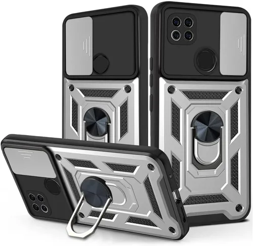 Vista 65 de Compatible con Tecno Pova Neo 2 Bracket Shell, con cubierta deslizante para lente de cámara compatible con Tecno Pova Neo 2 LG6n Case Negro