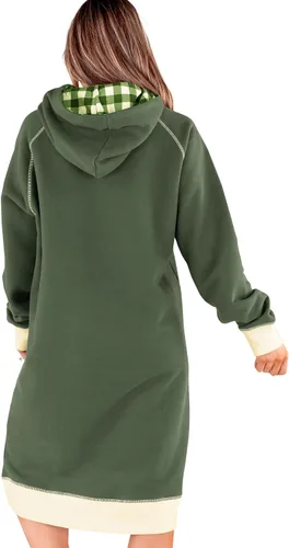 Vista 61 de Lazy One Sudadera con capucha de gran tamaño, ropa de dormir cómoda, vestido de suéter para mujer