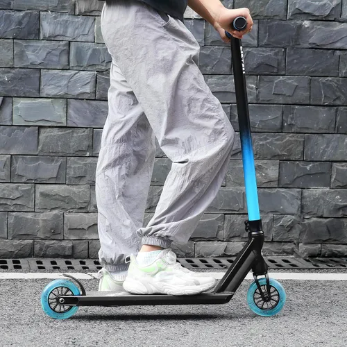 Vista 3 de Limit LMT66 Pro Stunt Scooter: los mejores scooters de trucos para niños de 6 años en adelante, patinete de calle BMX completo de estilo libre