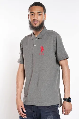 Vista 6 de U.S. Polo Assn. Polo de piqué sólido para hombre