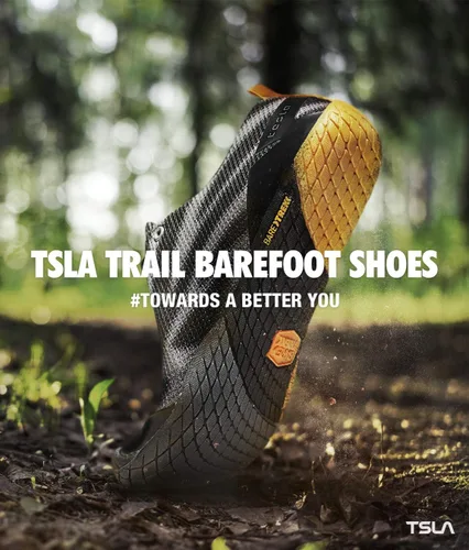 Vista 7 de TSLA - Tenis para hombre, sin caída, planas, antideslizantes, ligeras, para exteriores, caminar, minimalistas, para atletismo, como ir descalzo