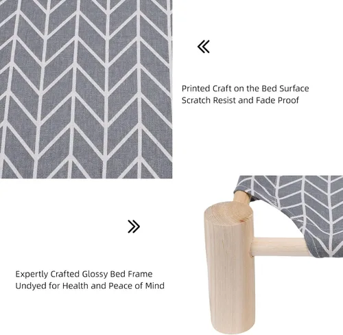 Vista 6 de Diydeg Cama elevada para perros para exteriores, cama elevada multifuncional para perros para exteriores, extraíble y lavable, cuna elevada